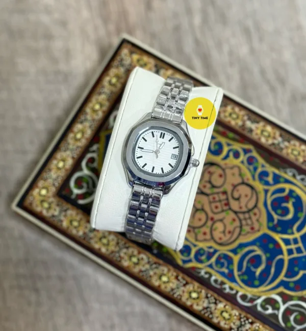 ساعة فضية شبيهة بالباتيك فيليب - Image 2