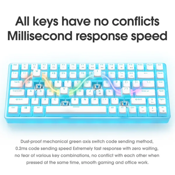 Onikuma G30 Gaming Keyboard (Red Switch) - Image 4