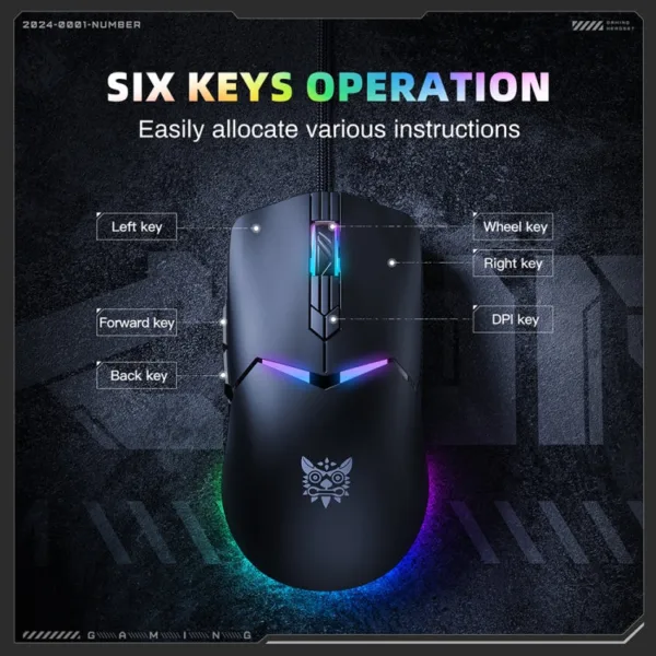 Onikuma CW929 Gaming Mouse - Image 7