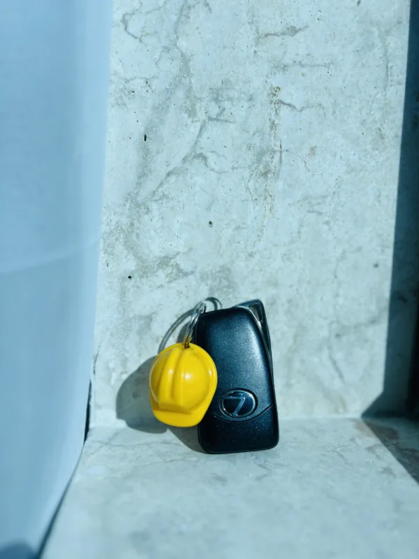 Engineer's Helmet keychain