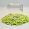🌿Handmade Macrame Coaster – Vibrant Green, Naturally Beautiful☕ - Image 4