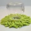 🌿Handmade Macrame Coaster – Vibrant Green, Naturally Beautiful☕ - Image 2