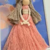 🎁 Handmade Macramé Doll in A Frame – A Gift That Speaks to the Heart ✨ - Image 3
