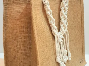 👜Macrame-Jute Tote Bag – Effortless Style, Naturally Made🧵 - L