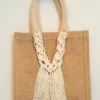 👜Macrame-Jute Tote Bag – Effortless Style, Naturally Made🧵 - S - Image 3