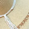 🌞Handwoven Summer Hat – Natural Elegance with Macrame Detail🧵 - Image 2