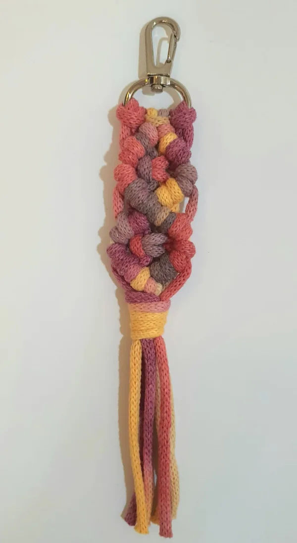 Handmade Macramé Keychain – Boho Charm in Every Knot 🌿 - Image 7