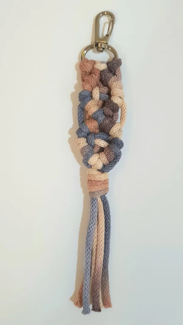 Handmade Macramé Keychain – Boho Charm in Every Knot 🌿 - Image 6