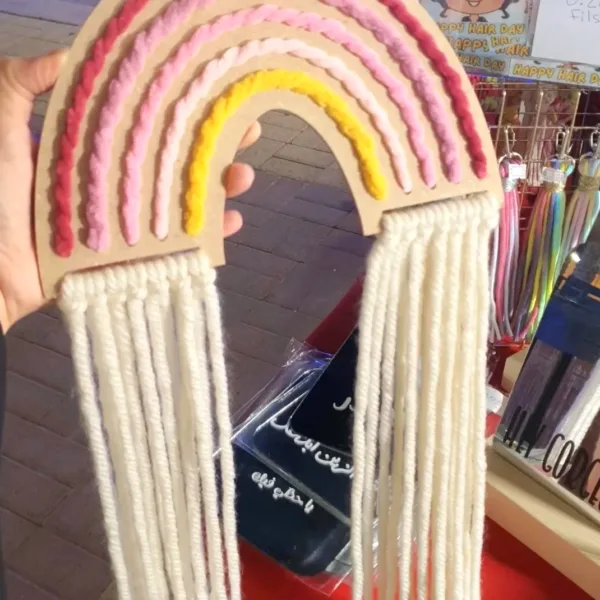 🌈 Rainbow Wood Embroidery Kit + Video Tutorial