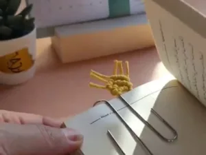 📚 Macrame Bookmark Kit + Video Tutorial
