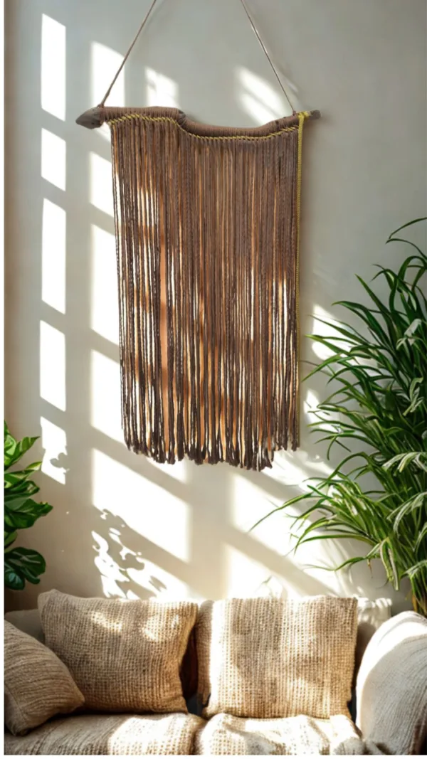 Handmade Macrame Wall Hanging – Natural Boho Decor